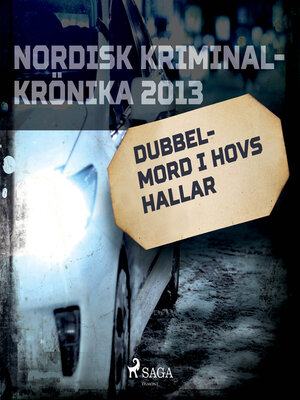 cover image of Dubbelmord i Hovs Hallar
